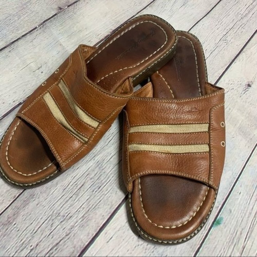 Tommy Bahama | Anchors Away Linen Slide Size 10